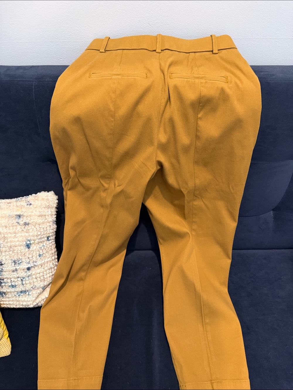 Spanx High-Rise Tailored Ankle Pants - Mustard - Picture 5 of 5